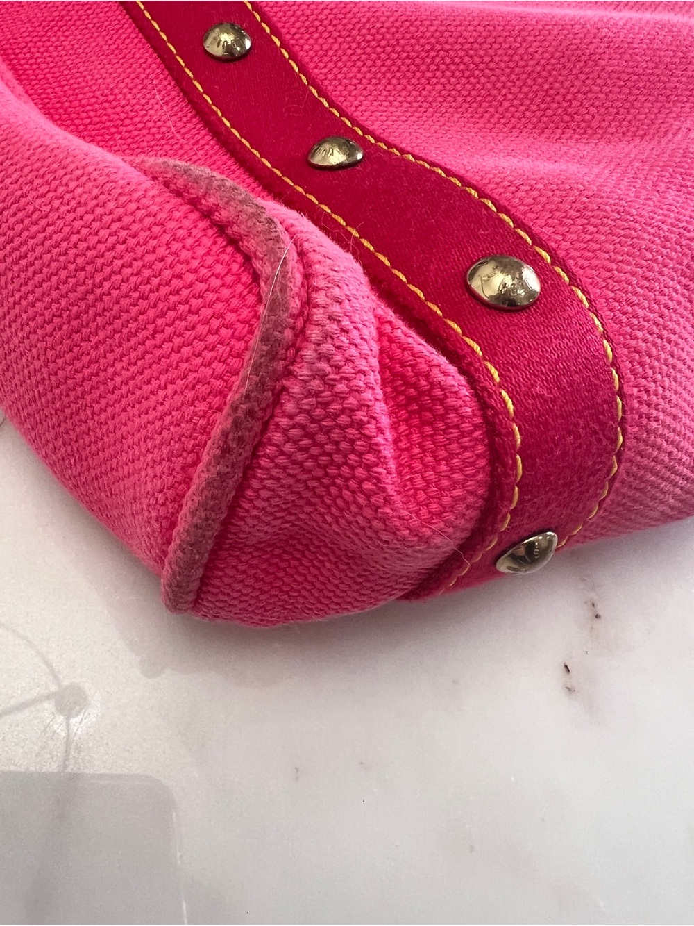 Louis Vuitton Antigua Cabas MM bag - poor condition, amateurly converted - Picture 6 of 16
